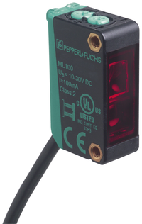 Kompaktowy czujnik fotoelektryczny ML100-8-HW z funkcją oceny tła